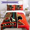 African Style Bedding Set Breathable Duvet Cover with Pillowcases Decorative Bed Linen for Bedroom Home Decoration Birthday Gift