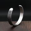Nordic Retro Viking 304 Stainless Steel Bracelets For Men Women Fashion Creative Cuff Bangles Couple Jewelry Gifts