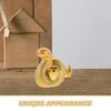 Cute Golden Snake Piggy Bank Unique Desktop Animal Jar Funny Snake Year Ornaments  Collection