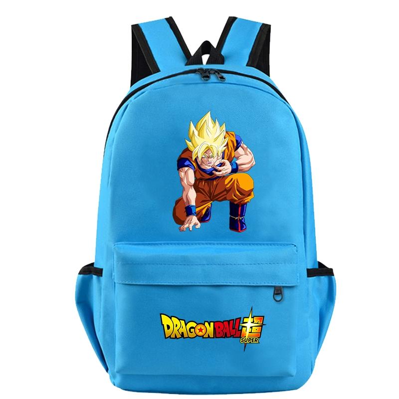 Anime Dragon Ball Printed Boy Girl Schoolbag Student Boy Girl Schoolbag Document Bag Children Teenager Breathable Bagpack Waterproof School Bag