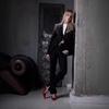 2025 Autumn/Winter Women's High-End Slimming Rhinestone Suit Jacket with Waist-Cinched Design