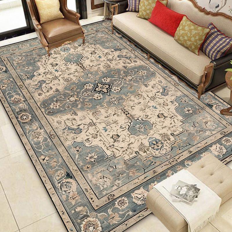 American Style Easy Clean Carpets Living Room Persia Decoration Large Area Rugs Washable Soft Bedroom Lounge Non-slip Floor Mat