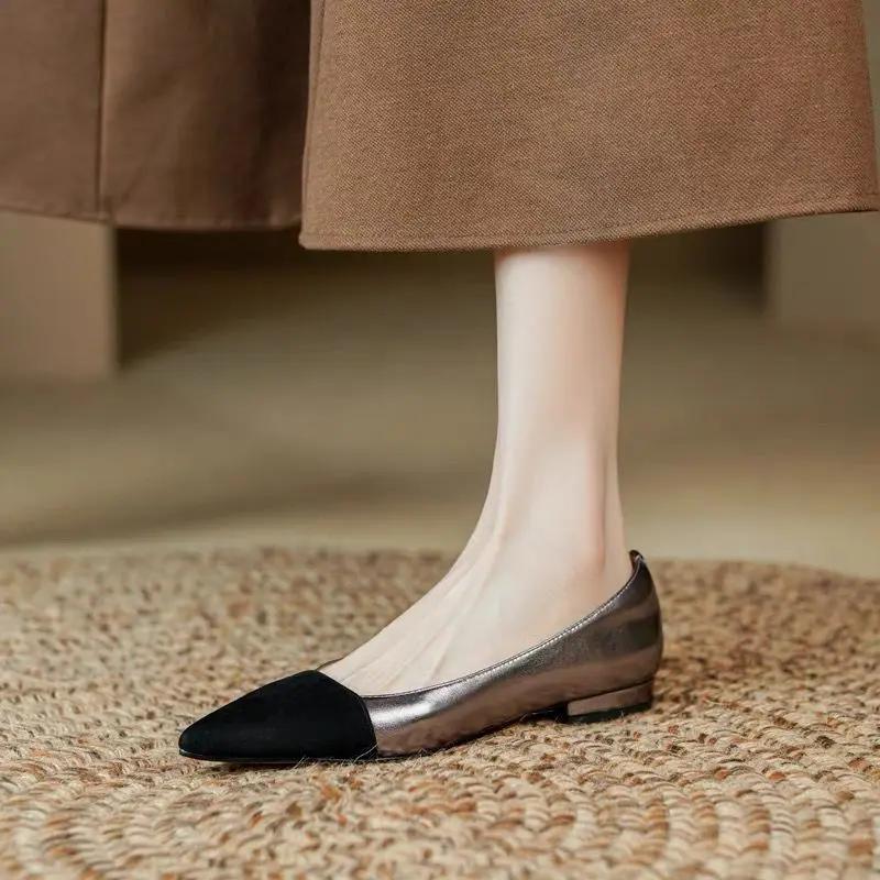 Office Women's Flat Shoes Casual Ladies Footwear Wholesale Popular Comfortable and Elegant Beau Today Non Slip With Discount