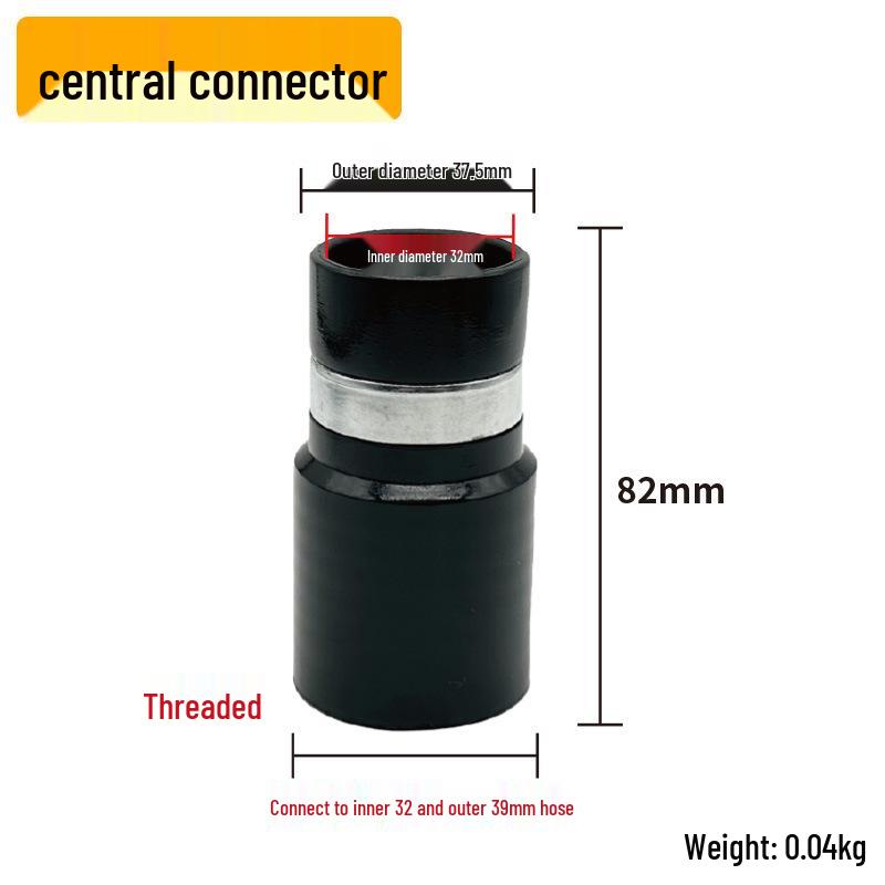 Universal 32mm Vacuum Hose Wall Connector for Home Cleaners