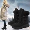 36-42 Női Magasszárú Téli Csizma Nagy Méretű Kültéri Csúszásgátló Vízálló Női Hócsizma