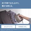 Panasonic Steam Iron and Garment Steamer NI-FS60C-A Clay Blue 360° Powerful Steam 3-Stage Temperature Adjustment 2-Way Pressing Deodorizing
