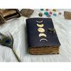 Handmade Leather Moon Phase Journal for Writers Wiccans & Dreamers Diary