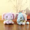 Little Elephant Plush Toy Keychain - Sitting Pose Doll Pendant