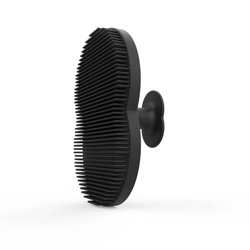 

Мягкая отшелушивающая щетка для лица Ручная щетка для мытья лица Щетка-скраб для лица Удаление макияжа чёрный