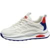 Summer new men's breathable mesh shoes hollow running shoes comfortable soft-soled trendy shoes thin mesh white shoes