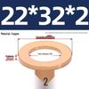 National Standard Red Copper Gasket Seal Ring and Flat Washer M3-M60mm for Marine Instruments