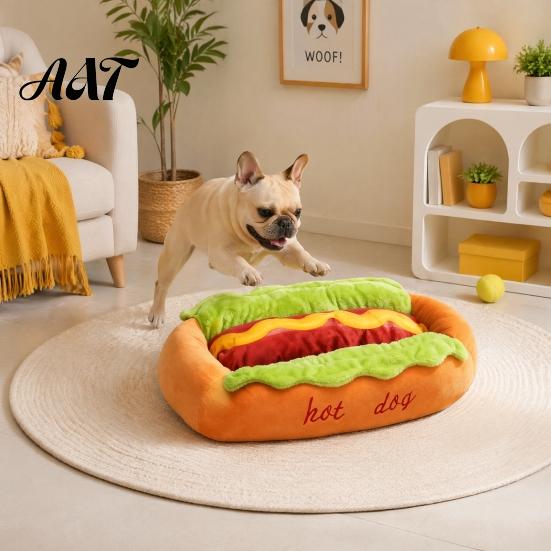 Cuccia Antiscivolo per Cani su Pavimenti in Piastrelle, Letto Caldo, Morbida Accogliente Coccolosa, Cuscino Rimovibile Lavabile, Divertente Durevole Arredamento per Animali Domestici Casa Bun Peluche Cani Piccoli Gatti