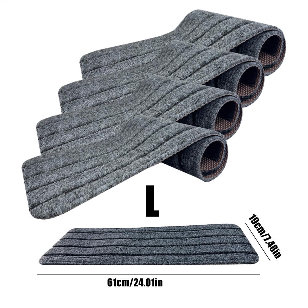 RV Step Rug 4 Pieces RV Carpet For Steps Stain-resistant Anti-slip Mat For Pet Vehicle Deck Travel Camping Car Truck Backyard