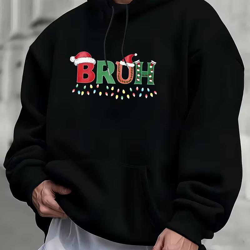 

Мужское худи с мультяшным узором снеговика на Рождество - Забавный дизайн, молодёжный стиль XXL чёрный