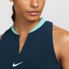 New Nike Dri FIT Advantage Tennis Dress Sleeveless Dress Women's Marine Blue DX1427-478