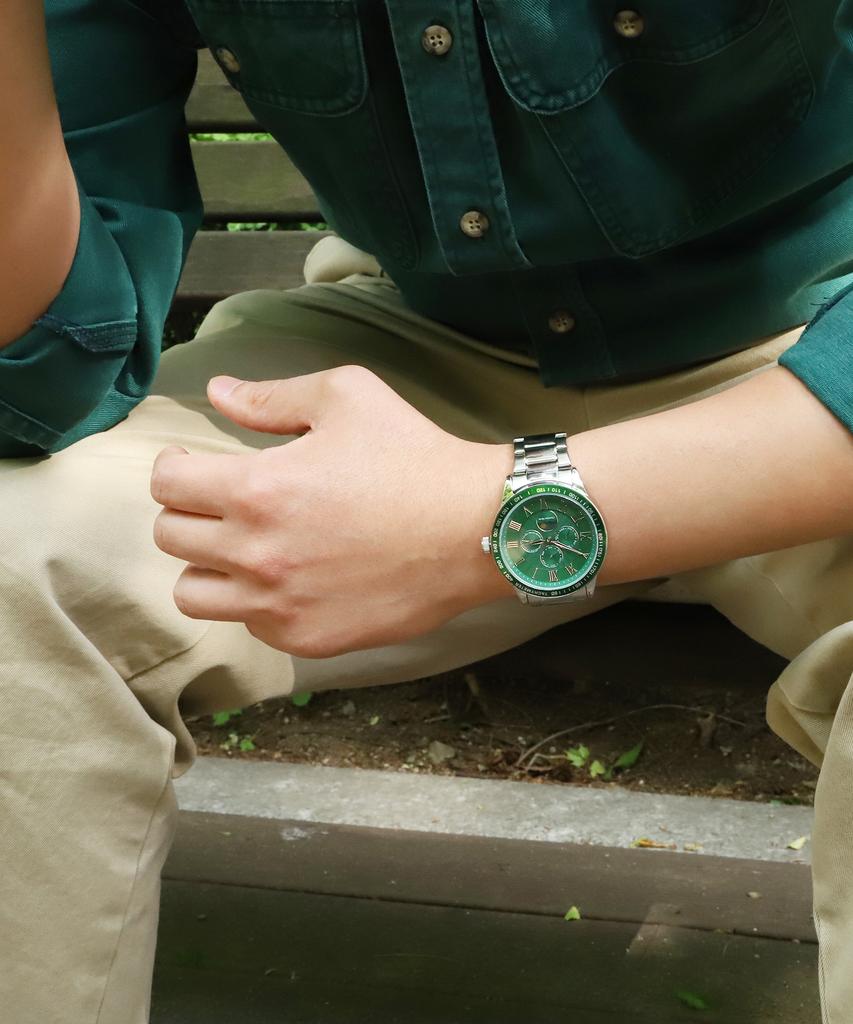 Keuliseuchyanmodeu Men'S Sun And Moon Metal Watch Cm423Gns