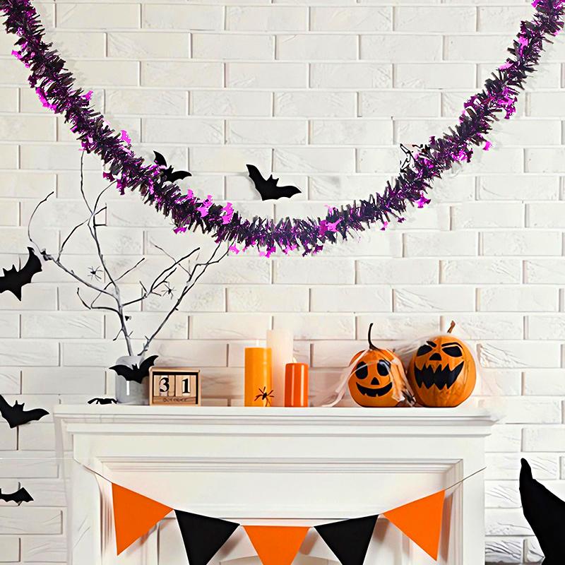 Halloween Stereoscopic Home Garden Colorful Arrange Props Wall Hanging Decorative Accessories 5 Styles