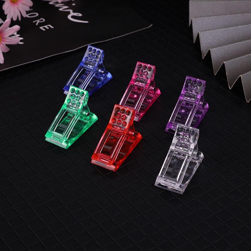 Crystal Clear Nail Shaping Clips for Gel Extension and Art