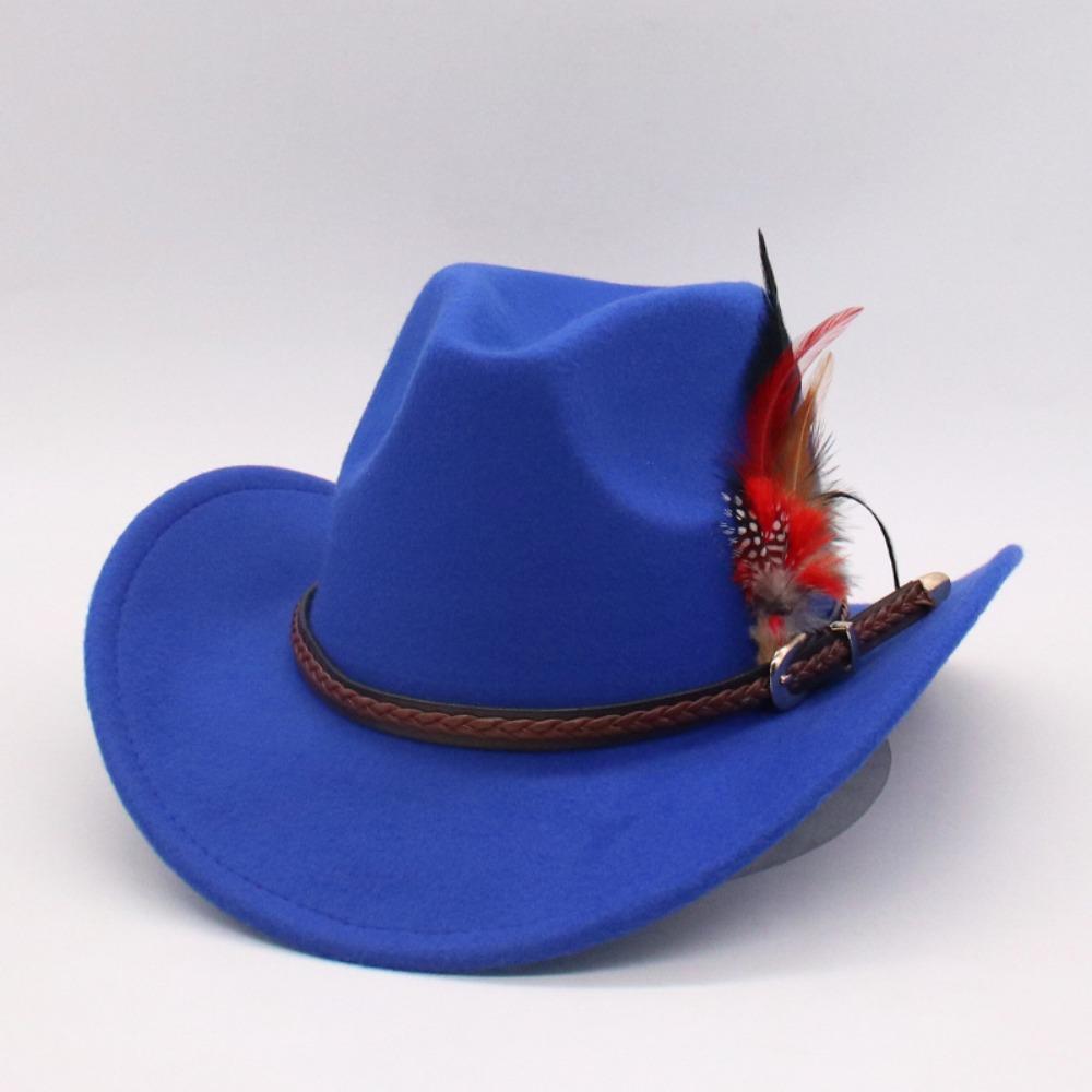 Fedora Hat Topper Hat Upturned Edge Jazz Hat Fashion Show Hats  Cowgirl Party Decorations