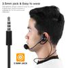 3.5mm Ear Hook Two Way Radio Earphone Bluetooth Wired Intercom Headset for V6 V4 Motorcycle