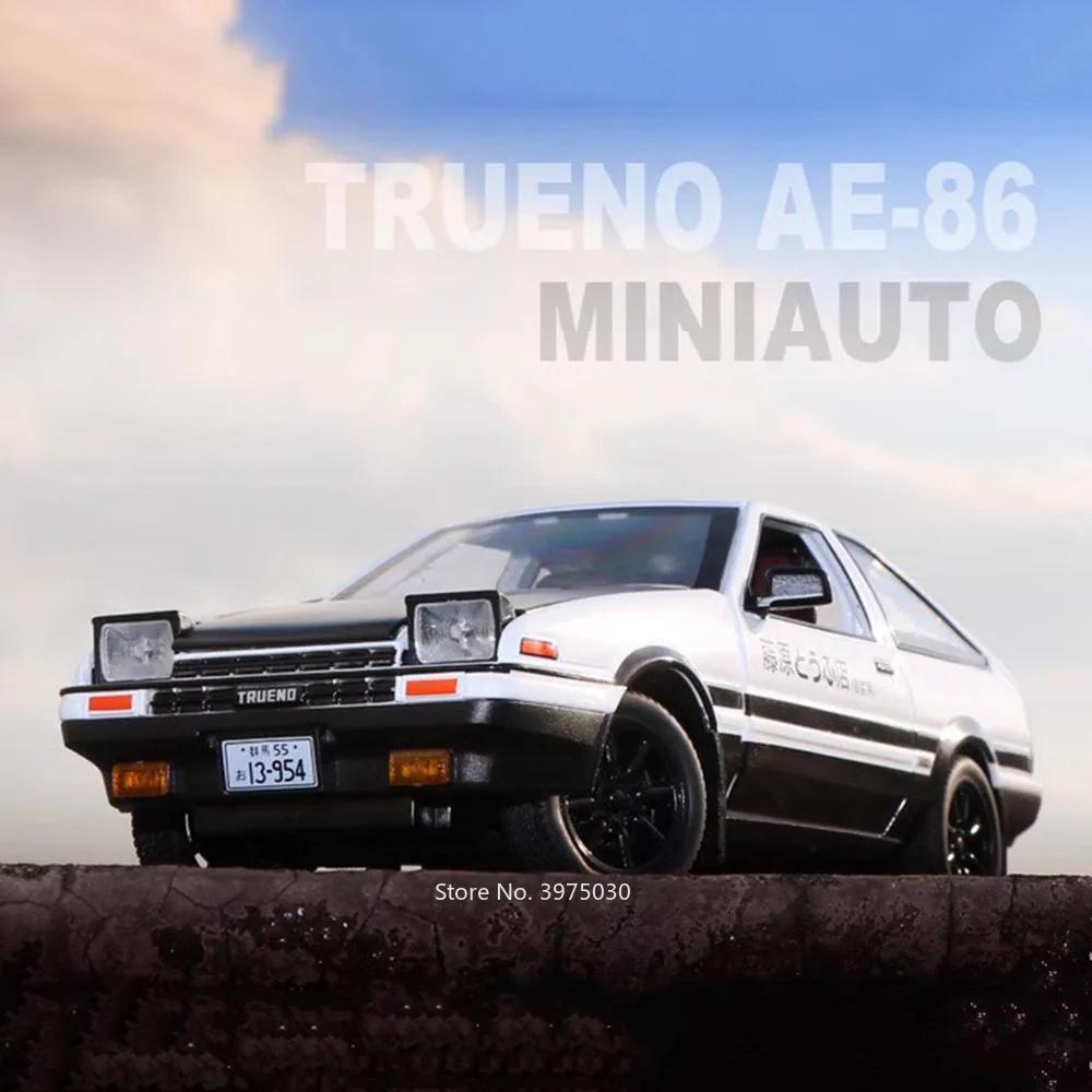 1:20 AE86 Rolls Royce Cullinan Model Cars Alloy Toy Wheel Steering Vehicle Light Music Pull Back Miniature Car Child Adult Gifts