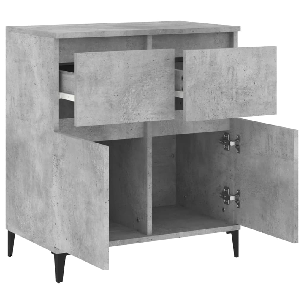 Sideboard Concrete Grey 60 x 35 x 70 cm Particleboard