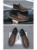 2025 Spring Men's Soft Leather Casual Breathable Driving Shoes