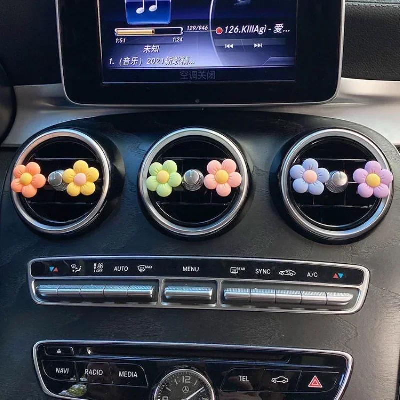 Car Air Outlet Flower Perfume Clip High-quality Best-selling Colorful Flora Aromatherapy Decoration Auto Interior Accessories