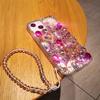 Glitter Strass Mobilskal För iPhone 17 16 15 14 13 12 11 Pro Max Air mini 16e 8 7 Plus X XS XR, Bling Kristall Krona Fjäril Pärla Blomma Design