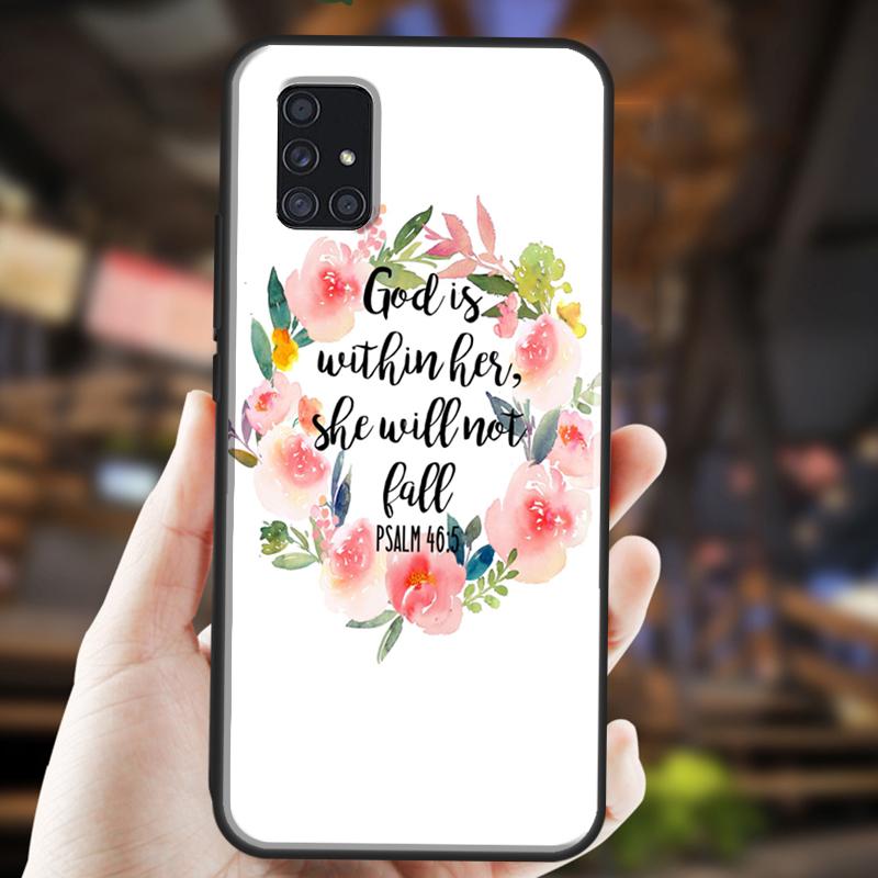 Bibel Philipper Jesus Christliches Vers Fundas Für Samsung A32 A52 A12 A22 A42 A72 A50 A70 A11 A51 A71 A20S A03S A21S Handyhülle