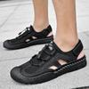 38-46 Summer Men's Large Fashion Outdoor Casual Sandals Handmade Mesh Breathable Sandals Beach Shoes