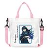 Japan Cartoon comicsTokito Muichiro Demon Slayer Print Canvas Bag Fashionable Everyday Shoulder Bag Crossbody Bag for Women 7555