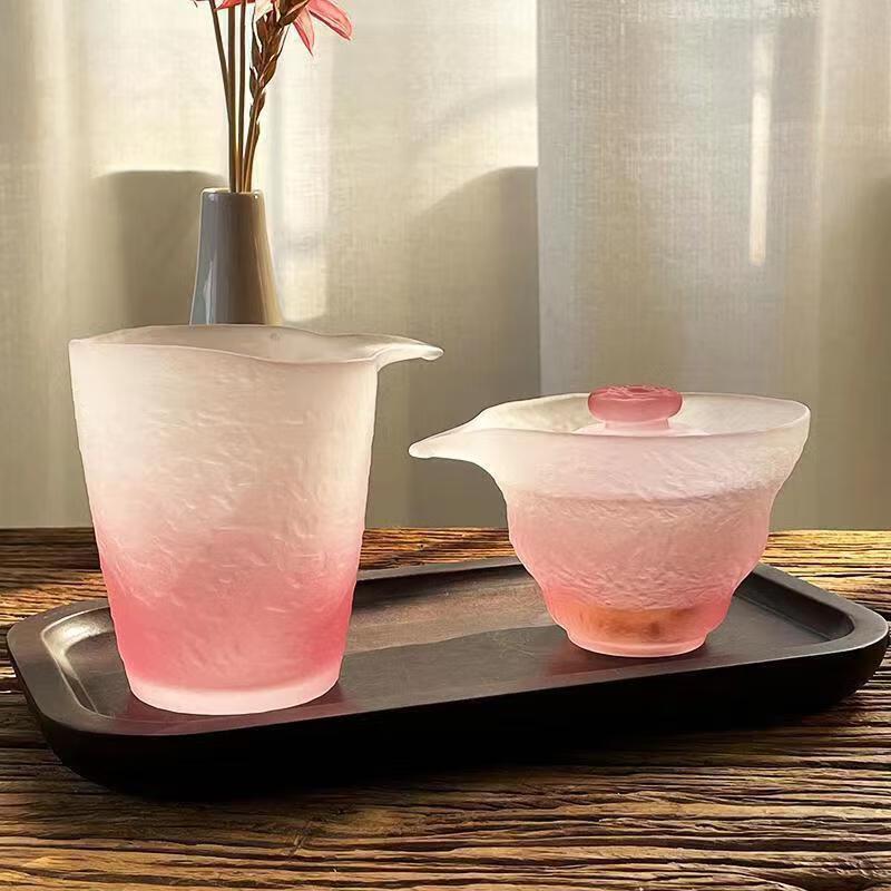 JIUMUQING Frosted Glass Teaware Collection
