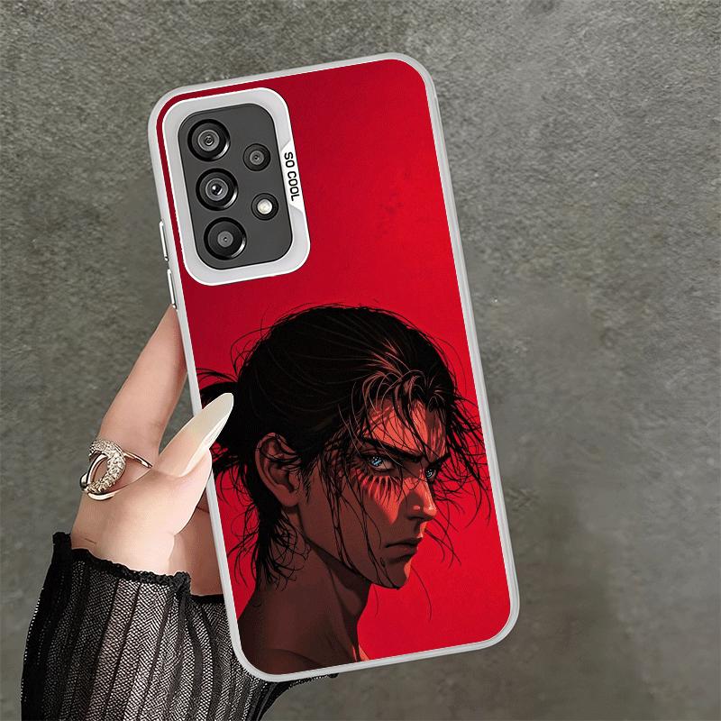 A-Attack On T-Titan Eren Yeager Shockproof Phone Case for Samsung A17 A16 A15 A14 A37 A57 A36 A56 A26 A35 A55 A25 A34 A54 A24 A1