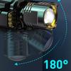 LED Headlamp Super Bright Rechargeable Motion Sensor Zoomable Head Lamp 180° Adjustable High Power Waterproof For Camping Fishin