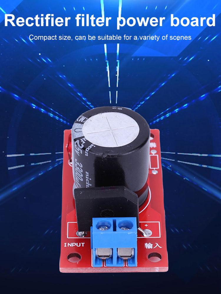 AC To DC Transformer with LED Indicator Rectifier Filter Power Supply Board 3A/8A AC To DC Single Power Supply Board