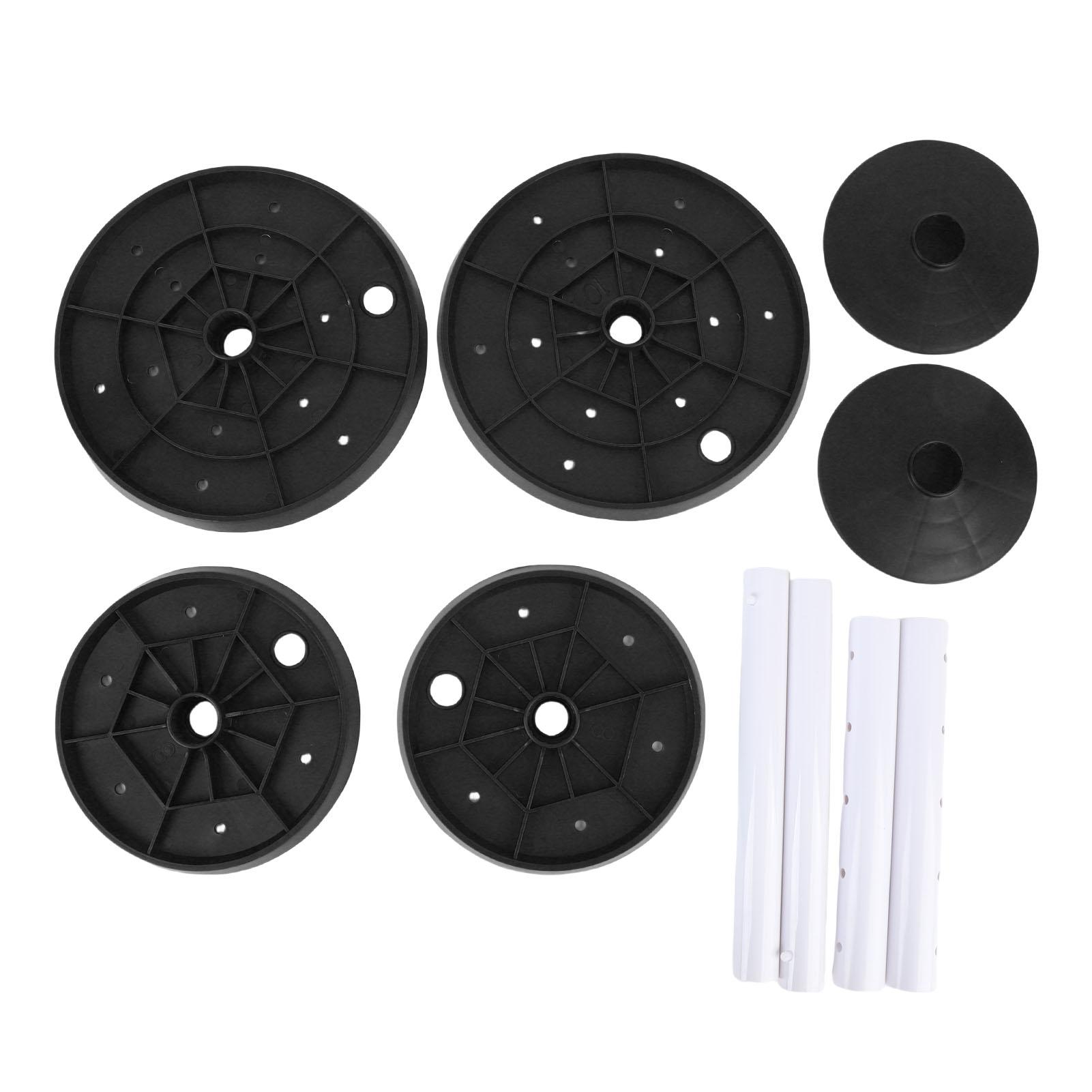 

Plant Riser for Inside Pot Adjustable 11-17 inch Height Safe and Sturdy ABS Pot Riser for Large Container Planter Filler Inserts чёрный