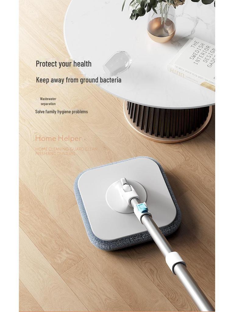 Hands-Free Automatic Rotating Mop with Spin-Dry Bucket for Effortless Cleaning