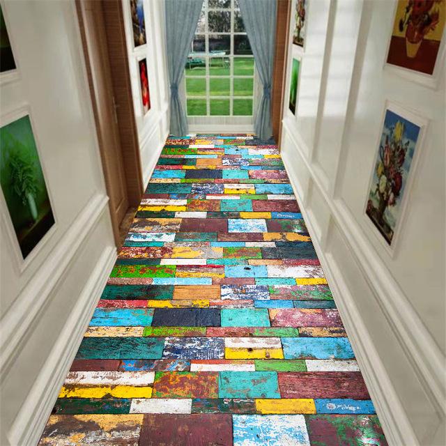 Fashion Simple Corridor Carpet Aisle Home Kitchen Non -Slip Strip Living Room Bedroom Room Decoration Corridor Porch Door Mat