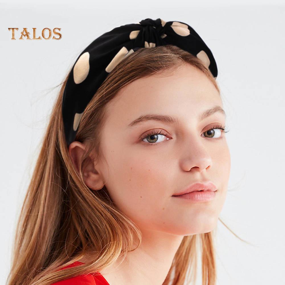 Buy Midsummer Night Dream Fashion Women Polka Dot Print Knotted Bow ...