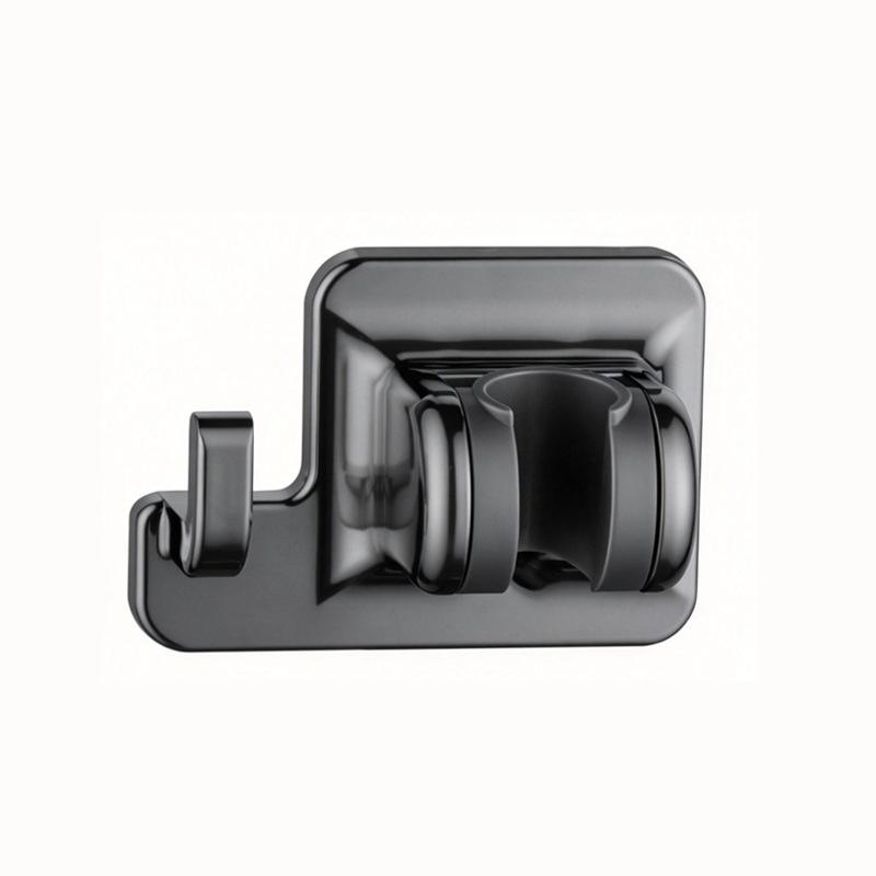 Shower Head Holder 90° Rotatable Adhesive No Drill Wall Mount Removable Bracket for Bathroom Shower Accessory
