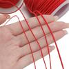 1Roll Cotton Fiber Elastic Beading Cord 1.2/1.5mm Stretchy Crafting Thread String For DIY Jewelry Making Bracelet Necklace