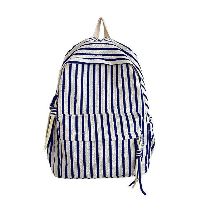 Fashion Backpack Summer New Female Junior High School High School Large-capacity Bag College Students Korean Version of High Value Leisure Backpack.