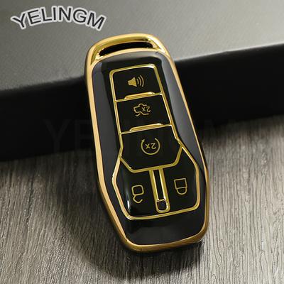 5 Buttons TPU Car Remote Key Case For Ford Fusion F-150 Edge Explorer Mustang Lincoln MKZ MKC Platinum 2016 F150 Lariat  Cover