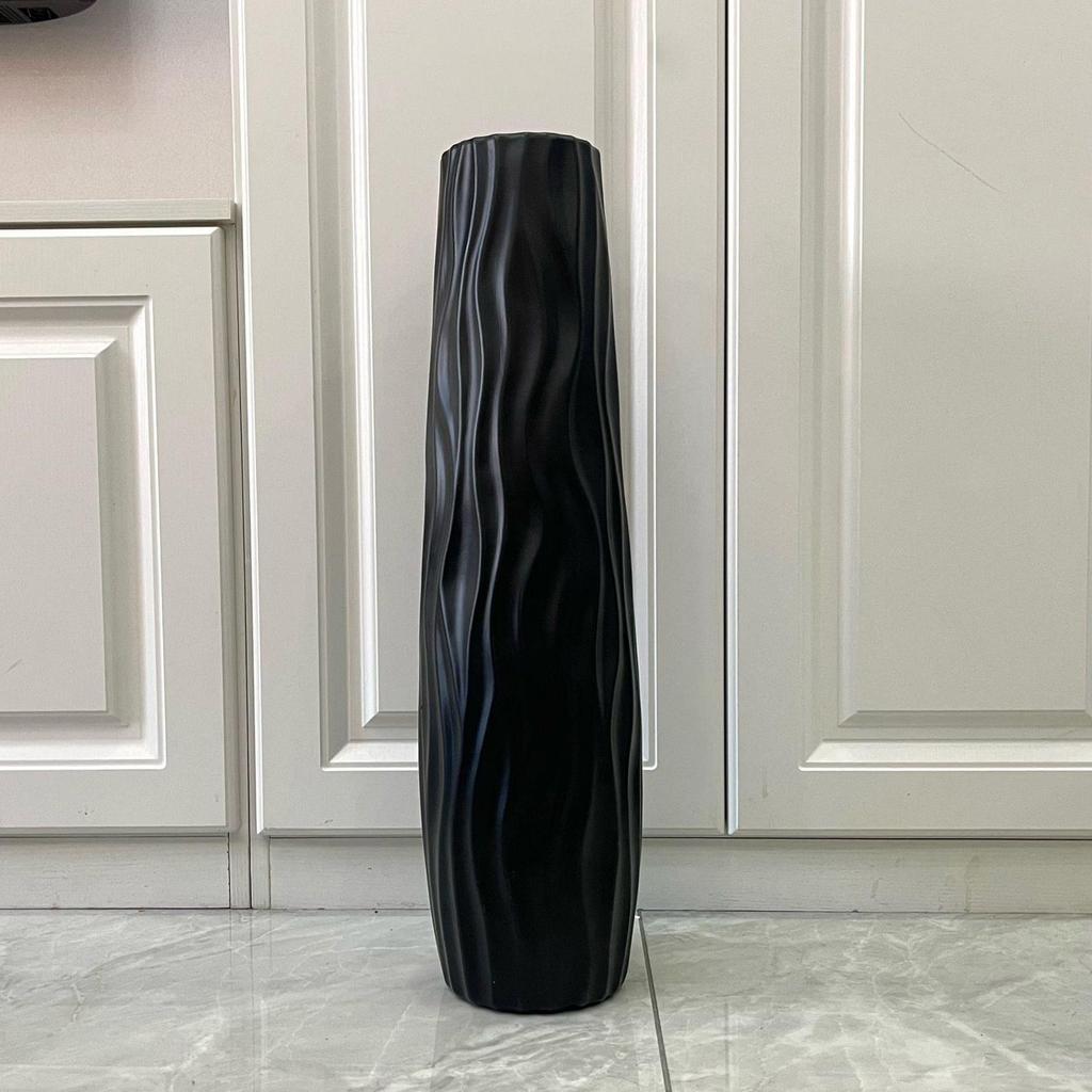 Floor Vase 3D Relief Floor Centerpiece Standing Hydroponic Vase for Home Living Room Kitchen Bedroom Dining Entryway Wedding