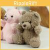 Adorable Teddy Bear Plush Toy Keychain Cute Bear Pendant For Kids School Bag Decoration Gift