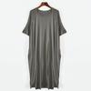 Summer Night Dress Women Short Sleeve Modal Cotton Nightshirt Female Loose Long Nightgowns Summer Women's Home Clothes