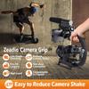Zeadio Video Action Handheld Stabilizer with Smartphone Holder Mount for Canon Nikon Sony Panasonic DSLR Camera Camcorders and All Smartphones