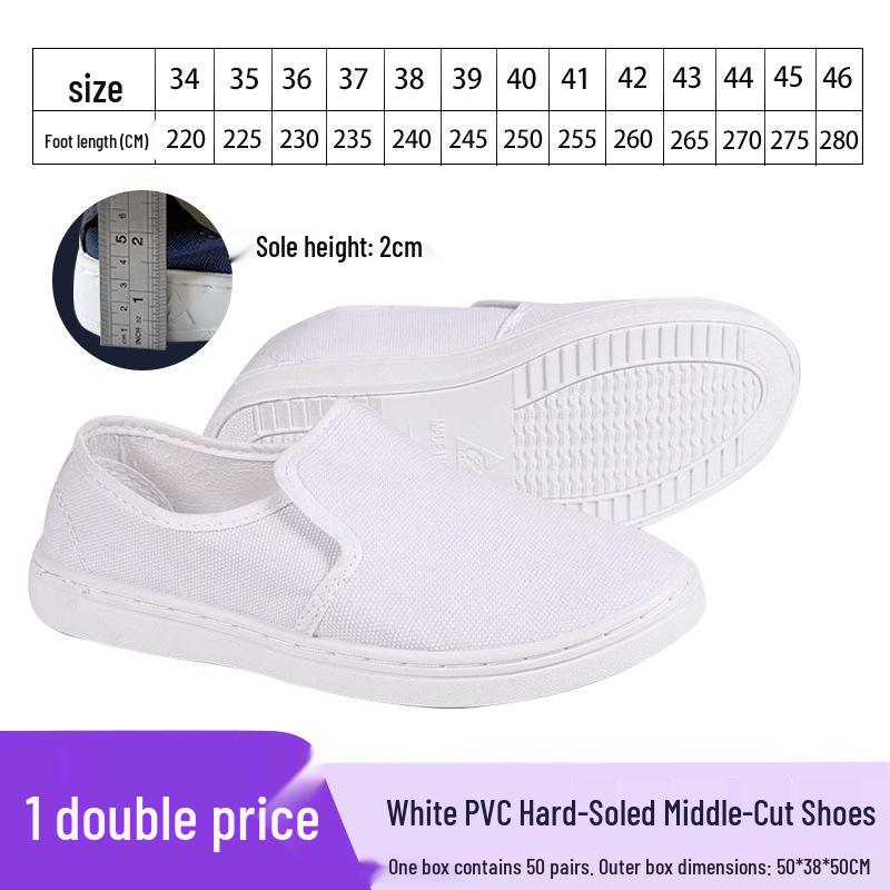 

Dustproof Anti-static PU Mid-cut Soft Sole Work Shoes for Cleanroom