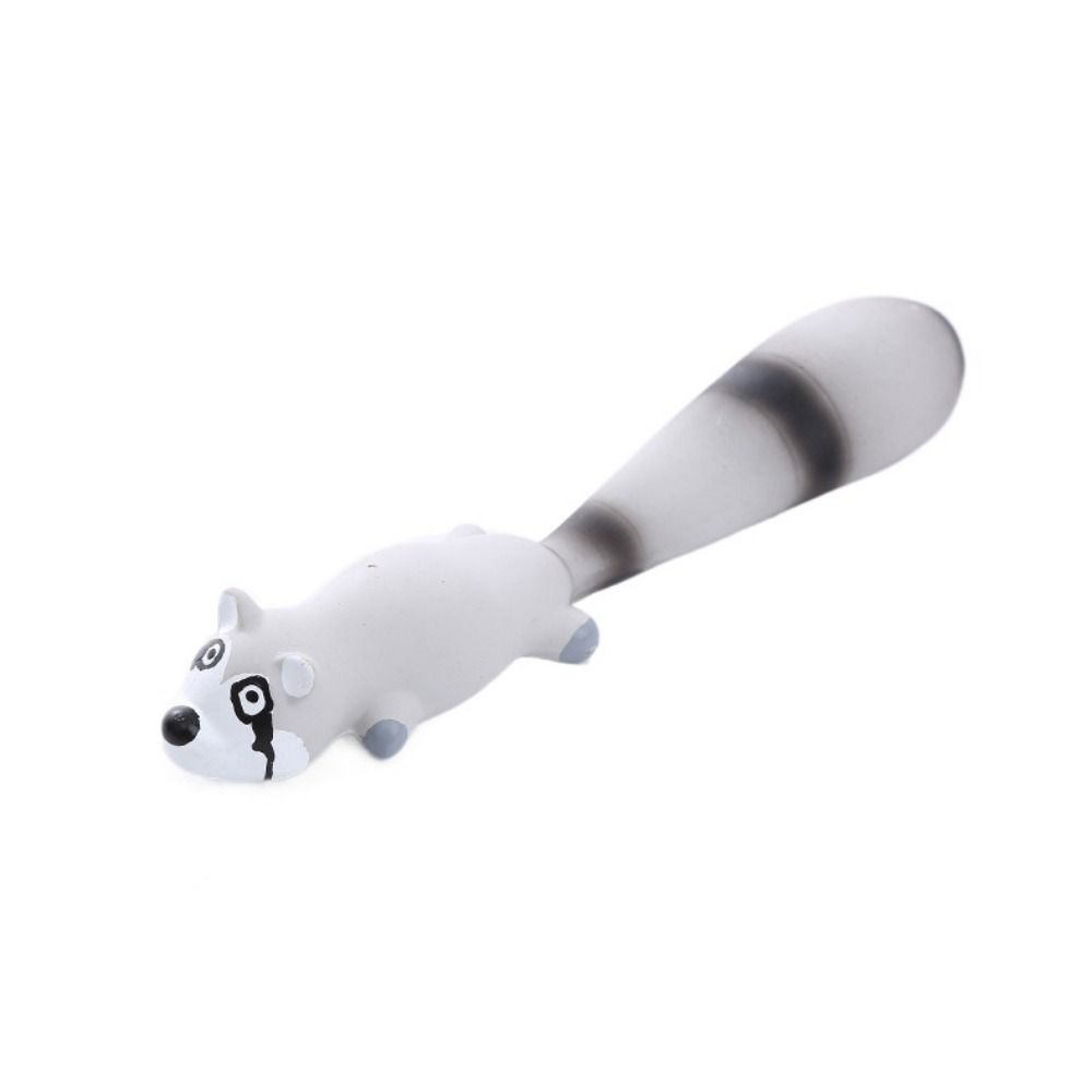 

Raccoon Shaped Dog Grinding Toy Simulation Dog Chew Molar Toy Funny Dog Sounding Toy for Dog Puppy Style B